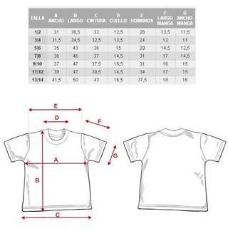 CAMISETA PERSONALIZABLE NIÑO-NIÑA 