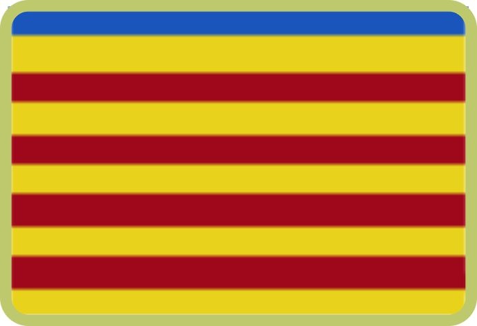 Cinta para medalla bicolor Blanco y Rojo. 