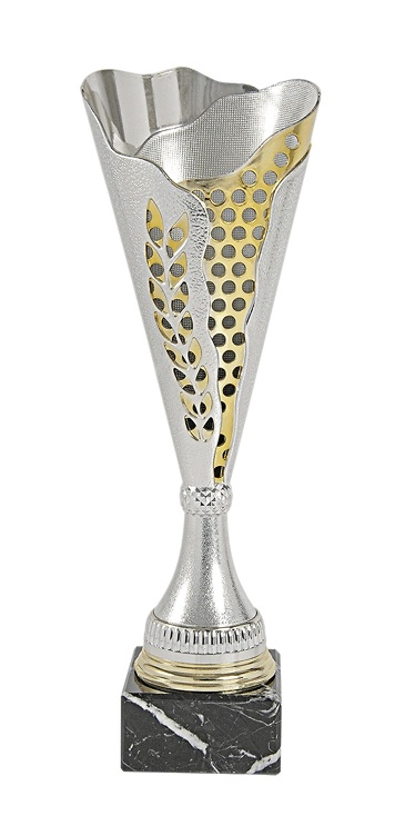 Copa economica dorada y plateada. Modelo atlequizayan 