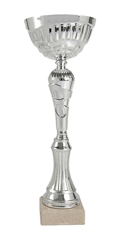 Copa economica plateada y amarilla. Modelo trinidad 