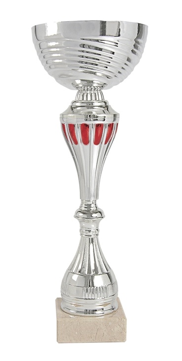Copa plateada y naranja Callosa 