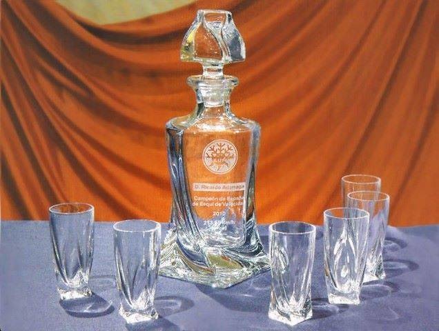 Juego Chupitos Duvangar Botella 