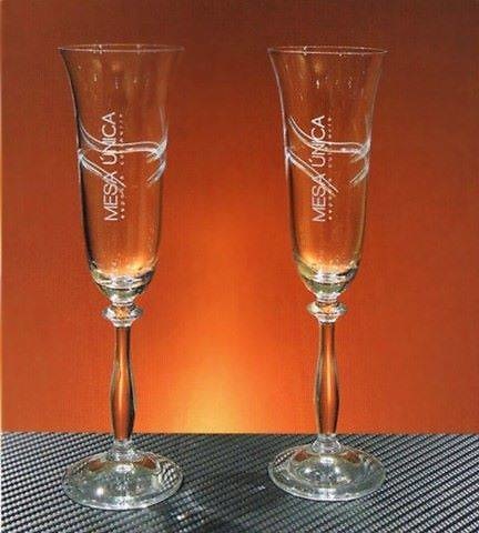 Juego Copas Embu Champan Cristal 