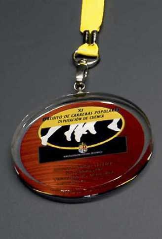 Medalla Deportiva Budama Deportiva Cristal 