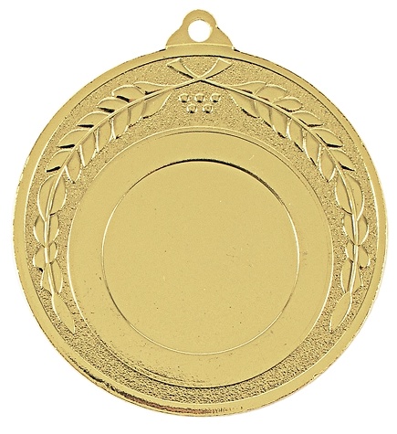 Medalla Deportiva de 50 mm Ø para personalizar con disco deportivo 