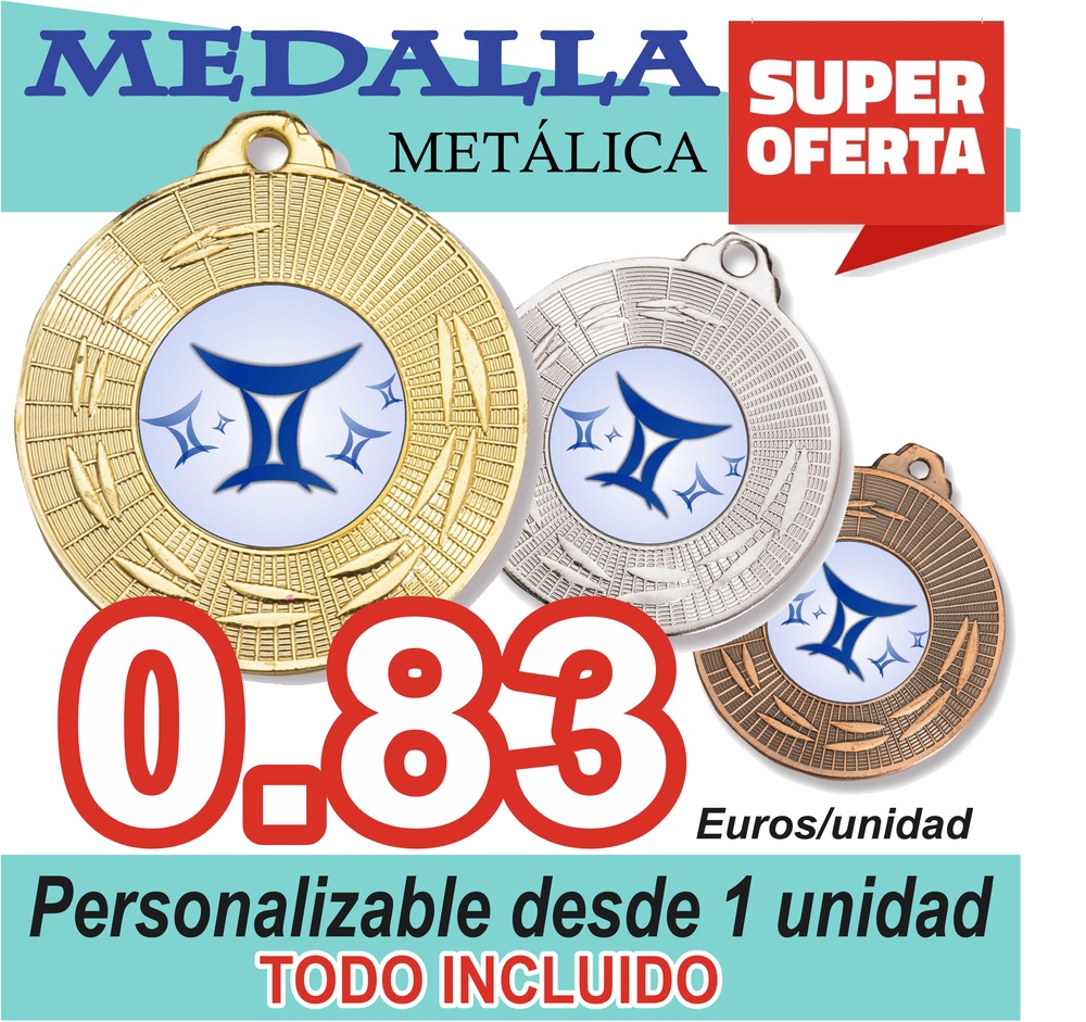 Medalla Oferta Fabricación Propia 