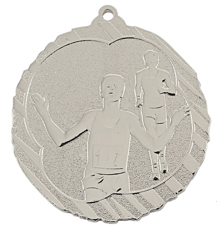 Medalla atletismo, cross, luarca oro, plata y bronce 