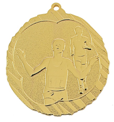 Medalla atletismo, cross, luarca oro, plata y bronce 