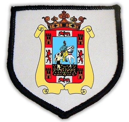 PARCHE PERSONALIZABLE FORMA ESCUDO 