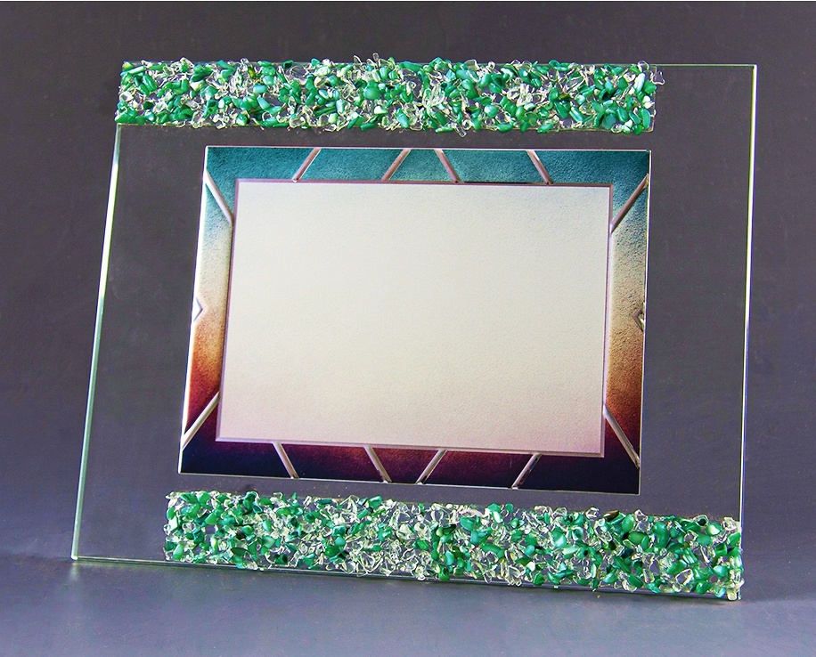 Placa conmemorativa verde mate 