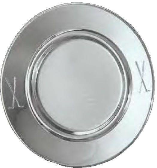 Plato Decorativo Espino Plateado 
