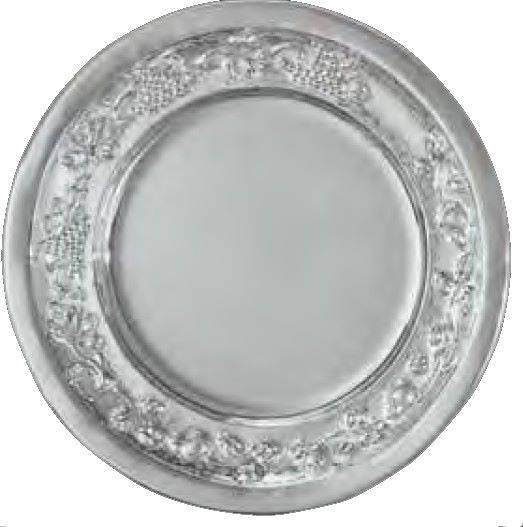 Plato Decorativo Solano Plata 