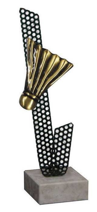 Trofeo Artesanal Laton Badminton 