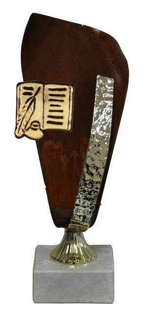 Trofeo Artesanal Laton Literatura 