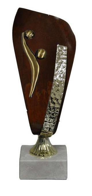 Trofeo Artesanal Laton Balonmano 
