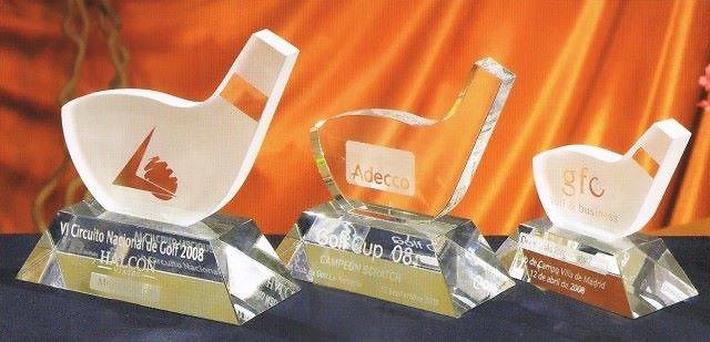 Trofeo Aowin Palo Golf Cristal 