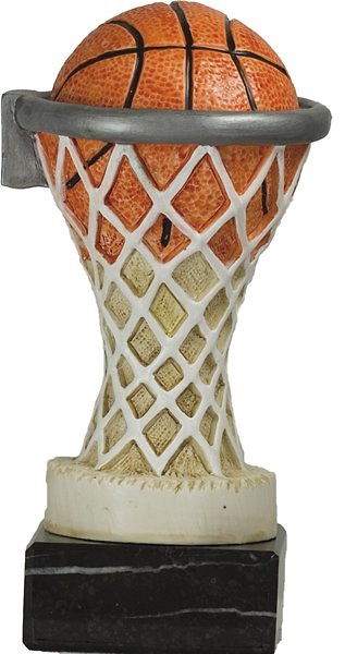 Trofeo Aro Baloncesto Plata 18 cm 