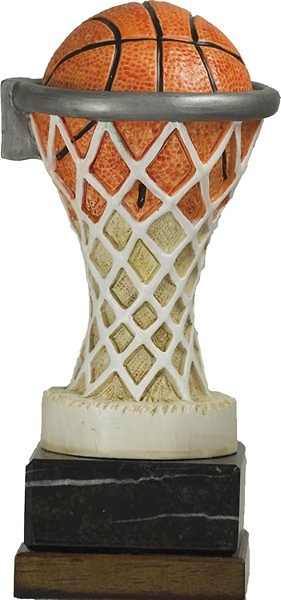 Trofeo Aro Baloncesto Plata 20 cm 