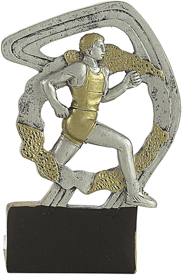 Trofeo Atletismo Masculino y Femenino 50 x 25 mm 12 cm 