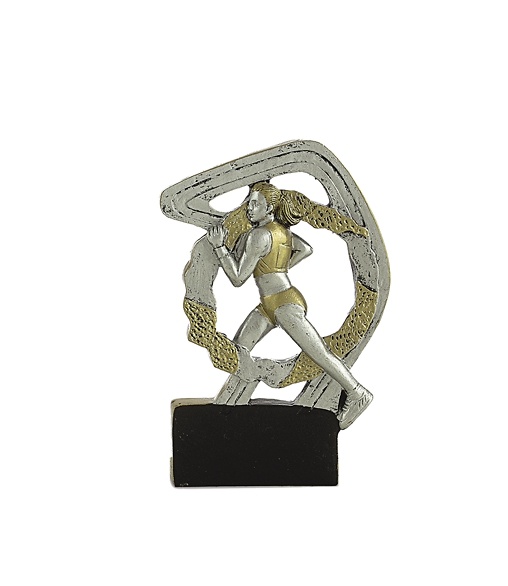 Trofeo Atletismo Masculino y Femenino 50 x 25 mm 12 cm 