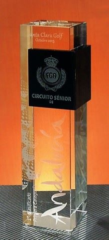Trofeo Bai Torre Transparente Cristal 