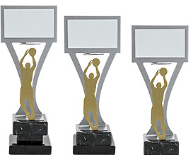 Trofeo Baloncesto de resina. 
