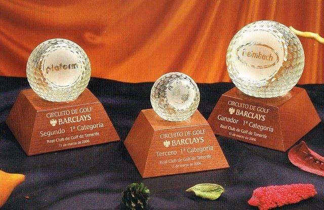 Trofeo Beembe Peana Madera Trapecio 