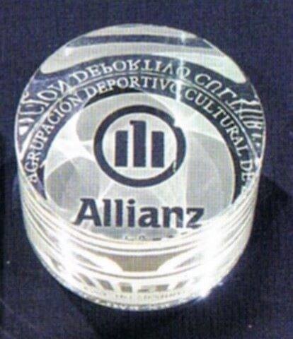 Trofeo Boer Circular Acrecentado Cristal 
