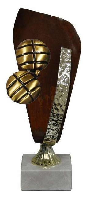 Trofeo Artesanal Laton Petanca 