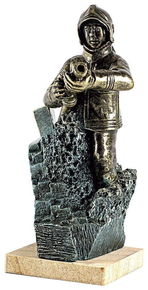 Trofeo Bombero Profesion Resina 