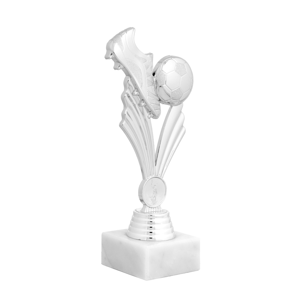 Trofeo Córdoba Fútbol Plateado 21 cm 