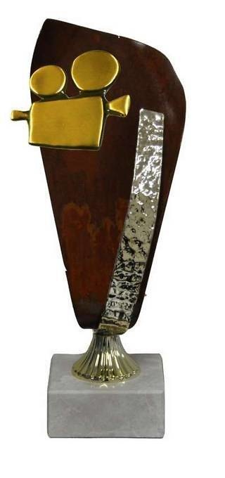 Trofeo Artesanal Laton Cine 