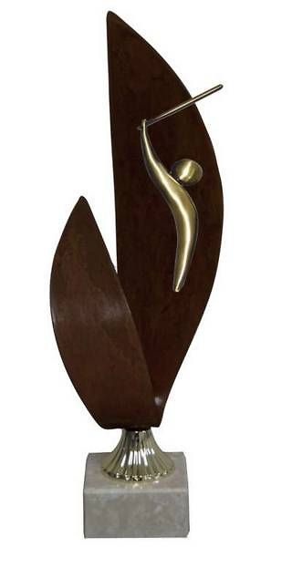 Trofeo Artesanal Laton Beisbol 