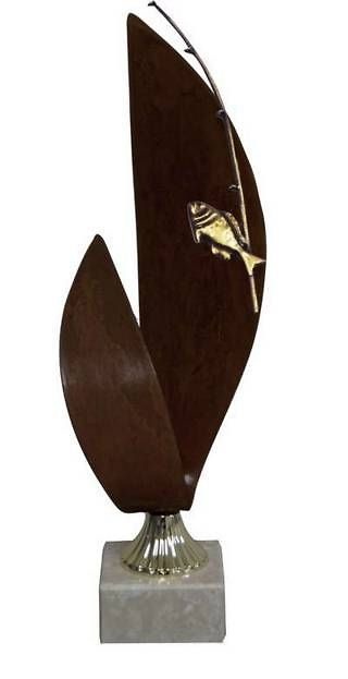 Trofeo Artesanal Laton Pesca 