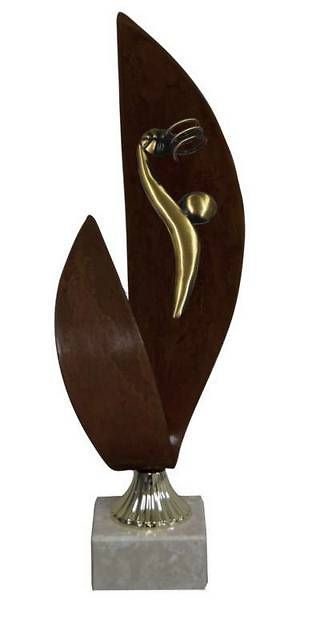 Trofeo Artesanal Laton Baloncesto 