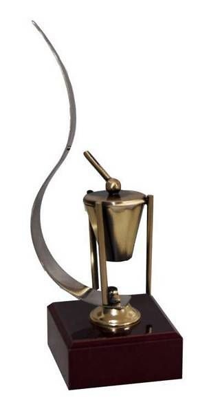 Trofeo Artesanal Laton Musica 