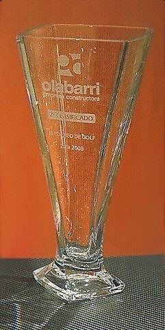 Trofeo Daza Florero Cuadrado Acrecentado 
