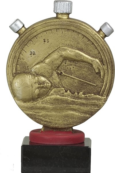 Trofeo Nadador Dorado Cronometro 18 cm 