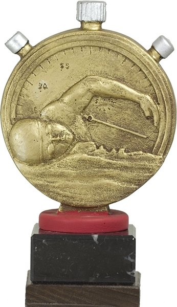 Trofeo Nadador Dorado Cronometro 20 cm 