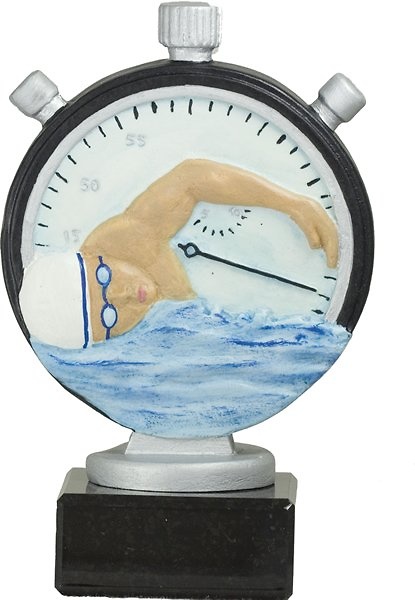 Trofeo Natacion Color Cronometro 18 cm 