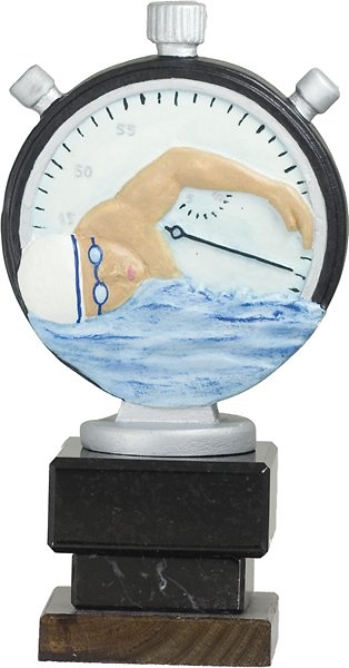 Trofeo Natacion Color Cronometro 22 cm 