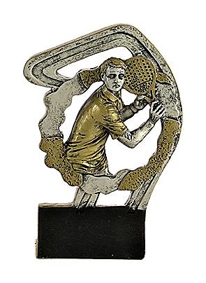 Trofeo Padel Masculino y Femenino 50 x 25 mm 12 cm 