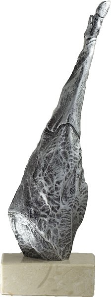 Trofeo Pata Jamon Peana Marmol 29 cm 