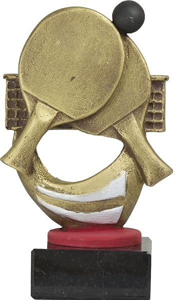 Trofeo Ping Pong Dorado 18 cm 