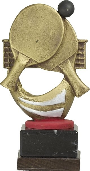 Trofeo Ping Pong Dorado 20 cm 