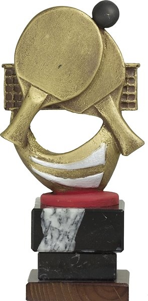 Trofeo Ping Pong Dorado 22 cm 