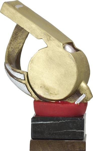 Trofeo Silbato Dorado 20 cm 