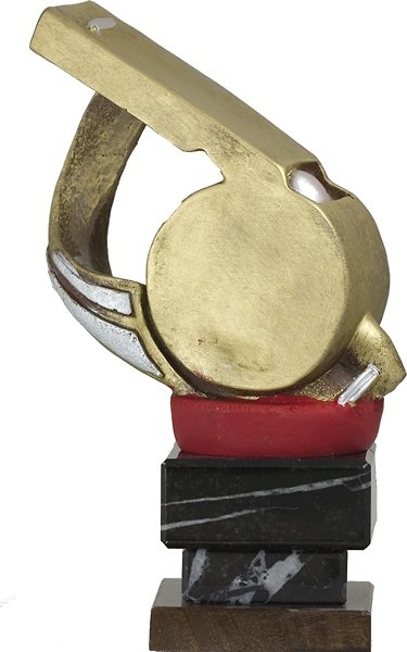 Trofeo Silbato Dorado 22 cm 