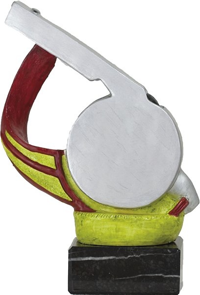 Trofeo Silbato Plata 18 cm 