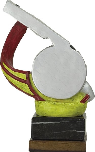 Trofeo Silbato Plata 20 cm 